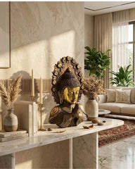 Buy Brass Buddha Mask Wall Hanging Namaste