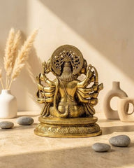 Brass Panchamukhi Hanuman