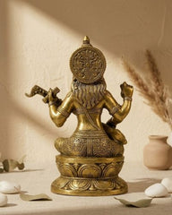 Buy Brass Saraswati Fine Carving