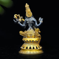 Brass Saraswati Antique Statue