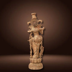 BRASS DETAILED RADHA KRISHNA IDOL