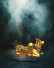 Buy Brass Nandi Carved