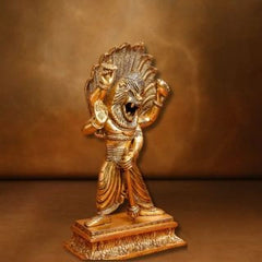 Brass Narsimha Standing Statue