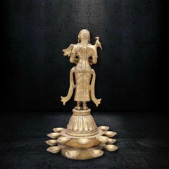 BRASS STANDING DEEP LAXMI