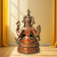 BRASS TARA HINDU DEITY STATUE