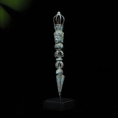 Balinese Bronze Dagger with Face of Buddha 18