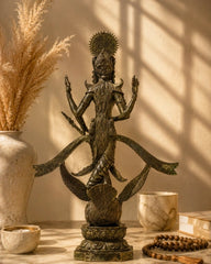 Balinese Broze Saraswati On Swan
