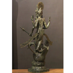 Balinese Broze Saraswati On Swan