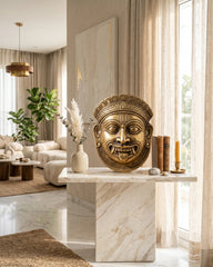 Bhairav Mask Brass (Wall Hanging)