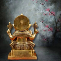 Brass Asta Ganapathy Idols