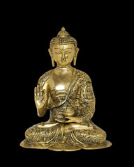 Brass Blessing Buddha Golden