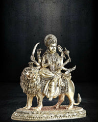 Buy Brass Durga Ambe Mata Statue with Base