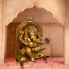 Brass Ganesha Idol