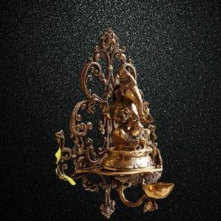 Brass-Ganesha-Wall-Hanging-Diya-3