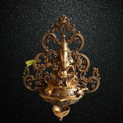 Brass-Ganesha-Wall-Hanging-Diya-5