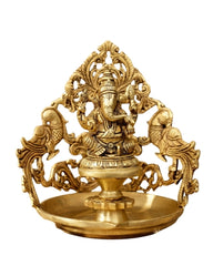 Buy Brass Ganesha antique Urli-Diya Online