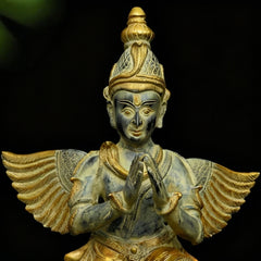Brass Garuda in Namaskar Mudra