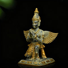 Brass Garuda in Namaskar Mudra