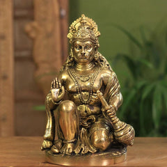 Brass Hanuman Sitting