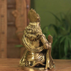 Brass Hanuman Sitting