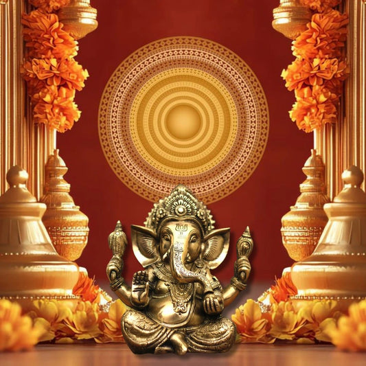 Brass Idol of Ganesha