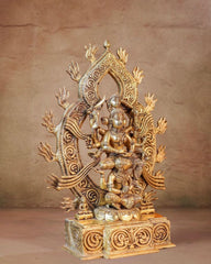 Buy Brass Kamakhya Devi Statue: Tantric Goddess Kali Sculpture