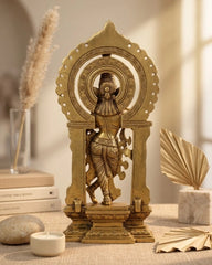 Brass Krishna In Prabhawali Superfine