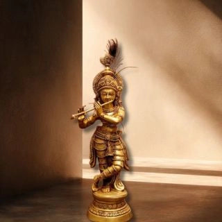 Brass Krishnaa Idol