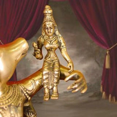 Brass Lakshmi Varahar Idol