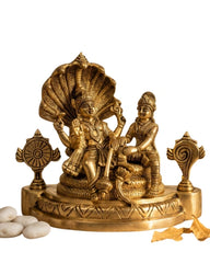 Brass Laxmi Narayan Sheshnaag