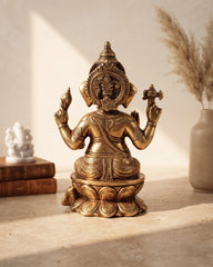 Brass Lord Ganesha Idol