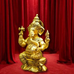 Brass Lord Ganesha Idol