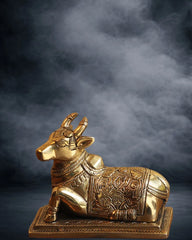 Buy Brass Nandi With Base