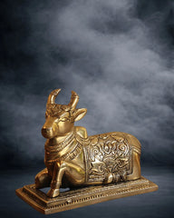 Buy Brass Nandi With Base