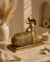 Buy Brass Nandi With Base