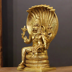 Brass Narsimha Laxmi 14 Sculpture