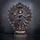 Brass Natraj Statue - Antique Handcrafted Finish