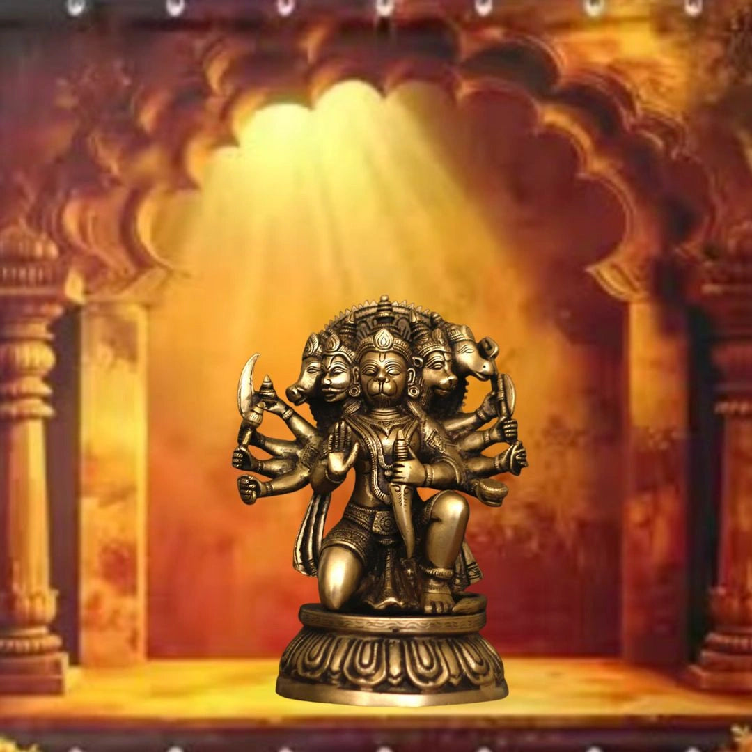 Brass-Panchamukhi-Hanuman-Idol-1