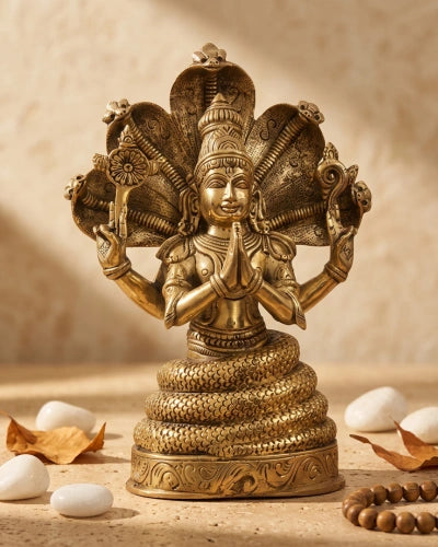 Brass Patanjali Idol