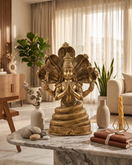 Brass Patanjali Idol