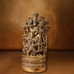 Brass Radha Krishna Superfine Large Statue