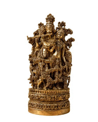 Brass Radha Krishna Superfine Large Statue