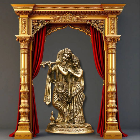Brass Radha krishna Statue & Idol