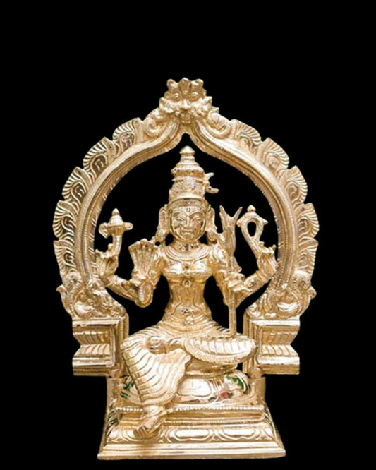 Brass Rajarajeshwari (Lalithambikai)