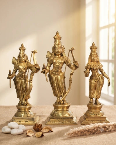 Buy Brass Ramdarbar Set