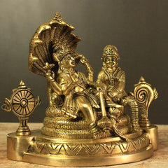 Brass Laxmi Narayan Sheshnaag