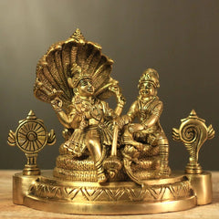 Brass Laxmi Narayan Sheshnaag