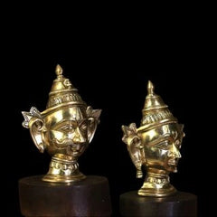 Brass-Shiva-and-Gauri-Mukhlingam-on-Wooden-Stand-2