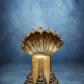Brass-Shivalingam-with-Four-Shiva-Faces-and-Nine-Hooded-Serpent-Protection-5