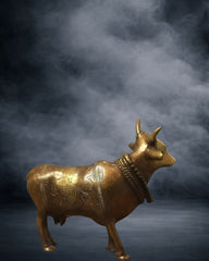 Buy Brass Nandi Standing Cow